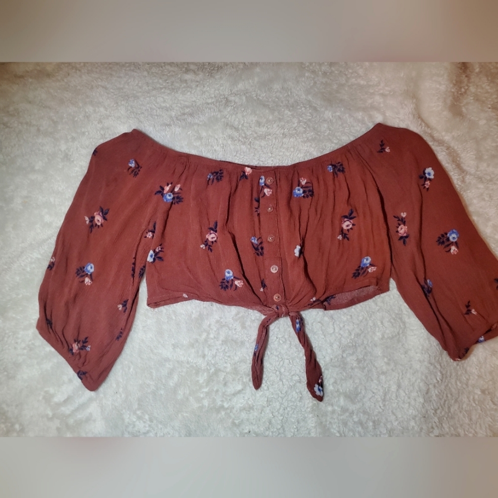 Rue21 Floral Crop Top